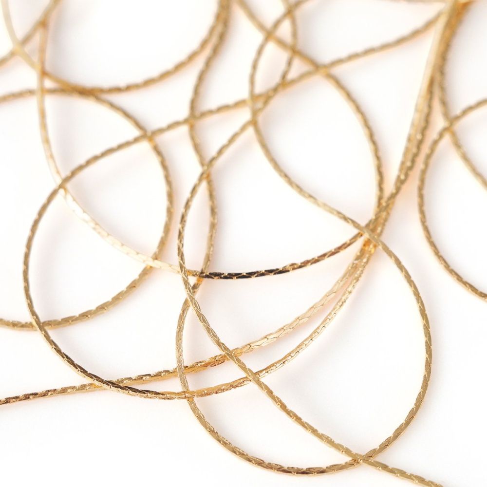 цепочка "кардан", цвет золото, звено 0.9x0.6 мм