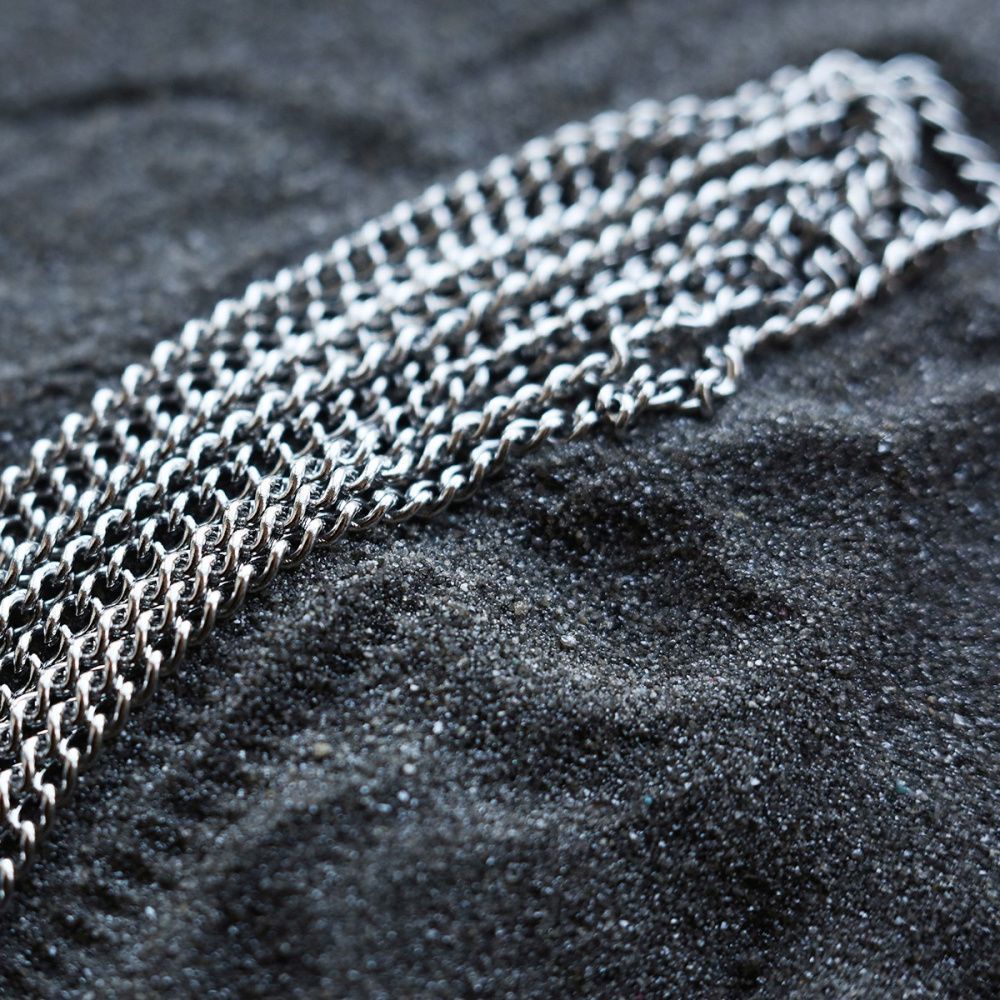 цепочка "ресто 304", цвет стальной, звено 4x3x2 мм