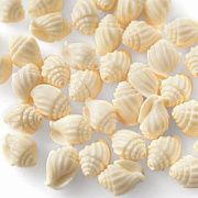 Бусина им.коралла "Ракушка спиральная", цвет айвори, 17.5x12.5x11 мм