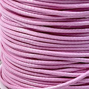 Шнур вощеный, цвет розовый, 2 мм