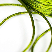 Шнур атласный для кумихимо, цвет оливковый, 1 мм (уп 4 м)