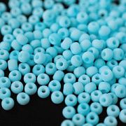 Бисер "Радуга", цвет св.бирюзовый непрозрачный матовый, 6/0 (уп 7 г)