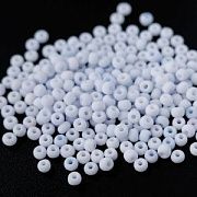 Бисер "Радуга", цвет св.лавандовый непрозрачный матовый, 6/0 (уп 7 г)