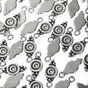 Подвеска металл "Митра", цвет античное серебро, 16x7x1.5 мм