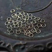Колечко соединительное 8, 304 Stainless Steel, позолота, 8 мм