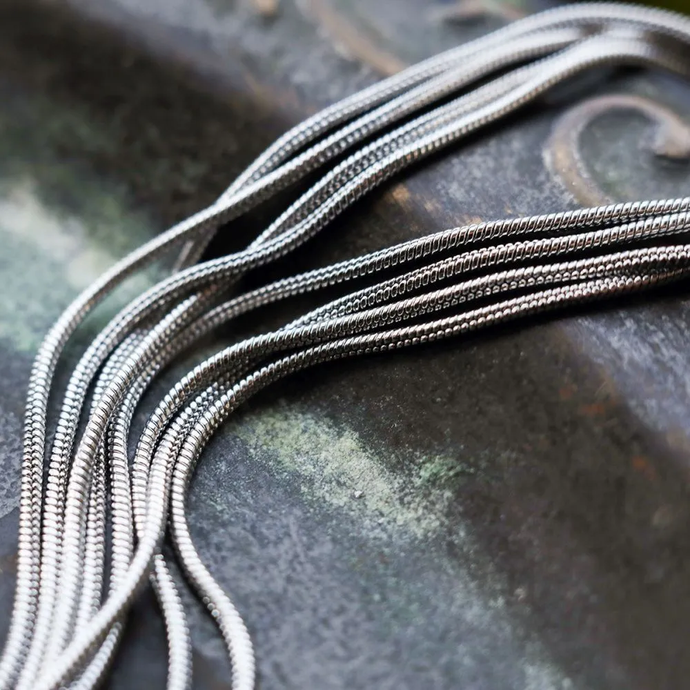 цепочка "снейк 304", цвет стальной, толщина 1.2 мм