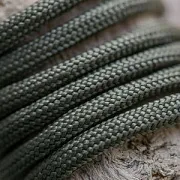 Шнур, полиэстер, паракорд, цвет болотный, 4-5 мм  