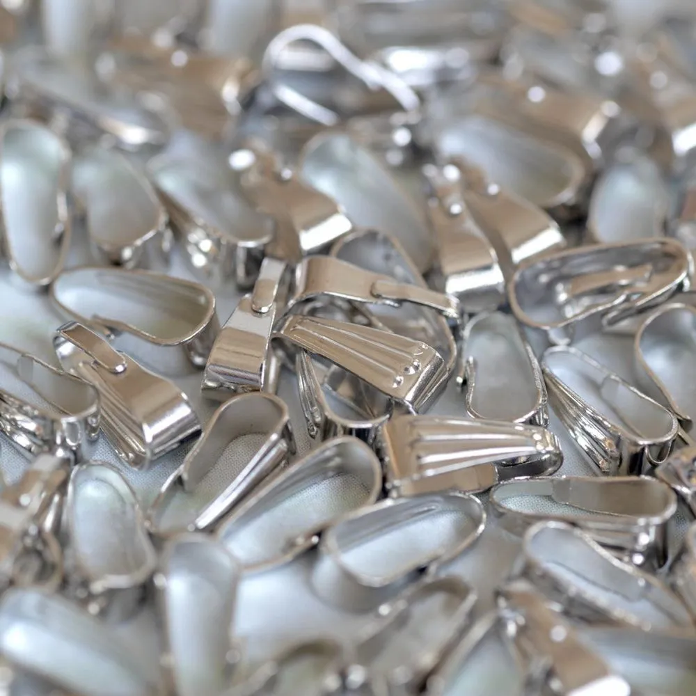 бейл с захватом, цвет платина, 8.5х3.5 мм