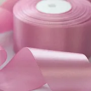 Лента, атлас, цвет ярко-розовый, ширина 50 мм
