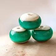 Бусина, Мурано "Акватика", абакус, 16х8мм