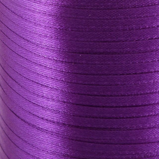 лента, атлас, цвет фиолетовый, ширина 3 мм ленты