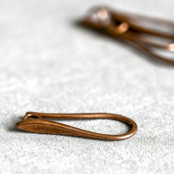 швензы "одри", цвет красная медь, 20.5x8.5х1 мм