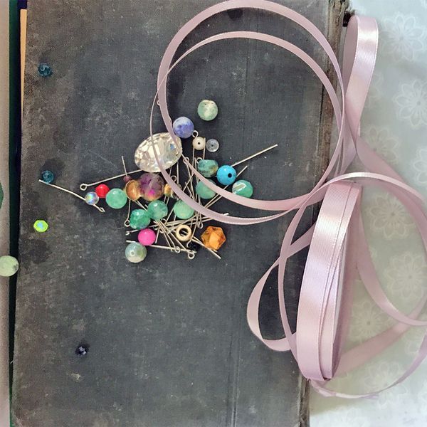 лента, атлас, цвет розовый, ширина 10 мм ленты