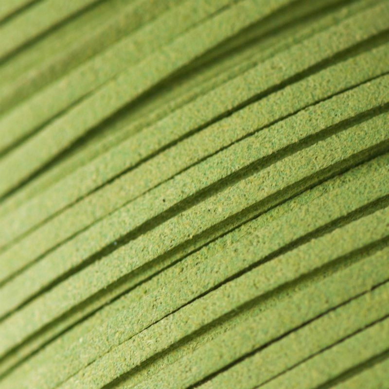 шнур из искусственной замши, светлый желто-зеленый, 3х1.5 мм