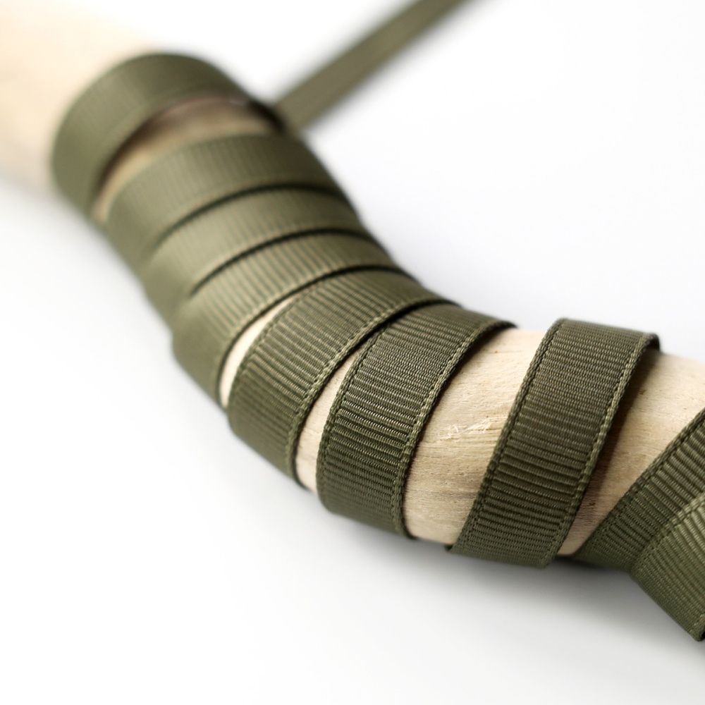 лента репсовая, цвет оливковый, ширина 9.5 мм ленты