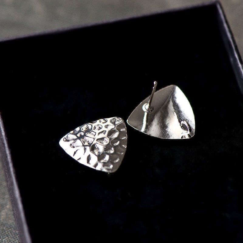 пуссеты "фостер", покрытие платиной, 16.5x17 мм