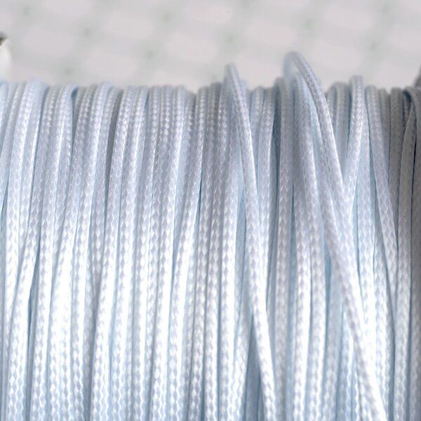 шнур вощеный, цвет белый, 1 мм