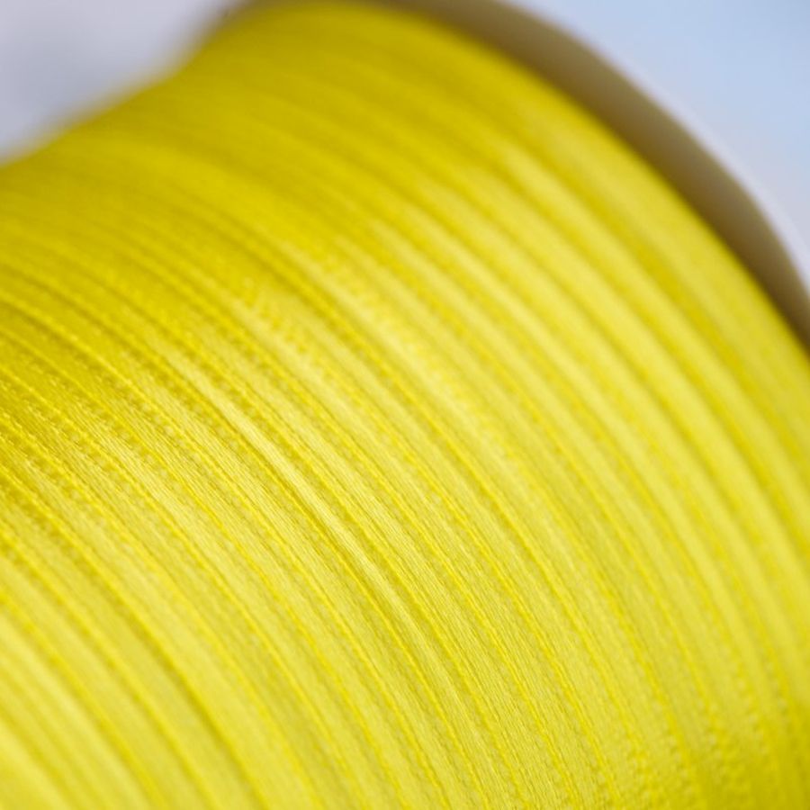 лента, атлас, цвет желтый яркий, ширина 3 мм ленты