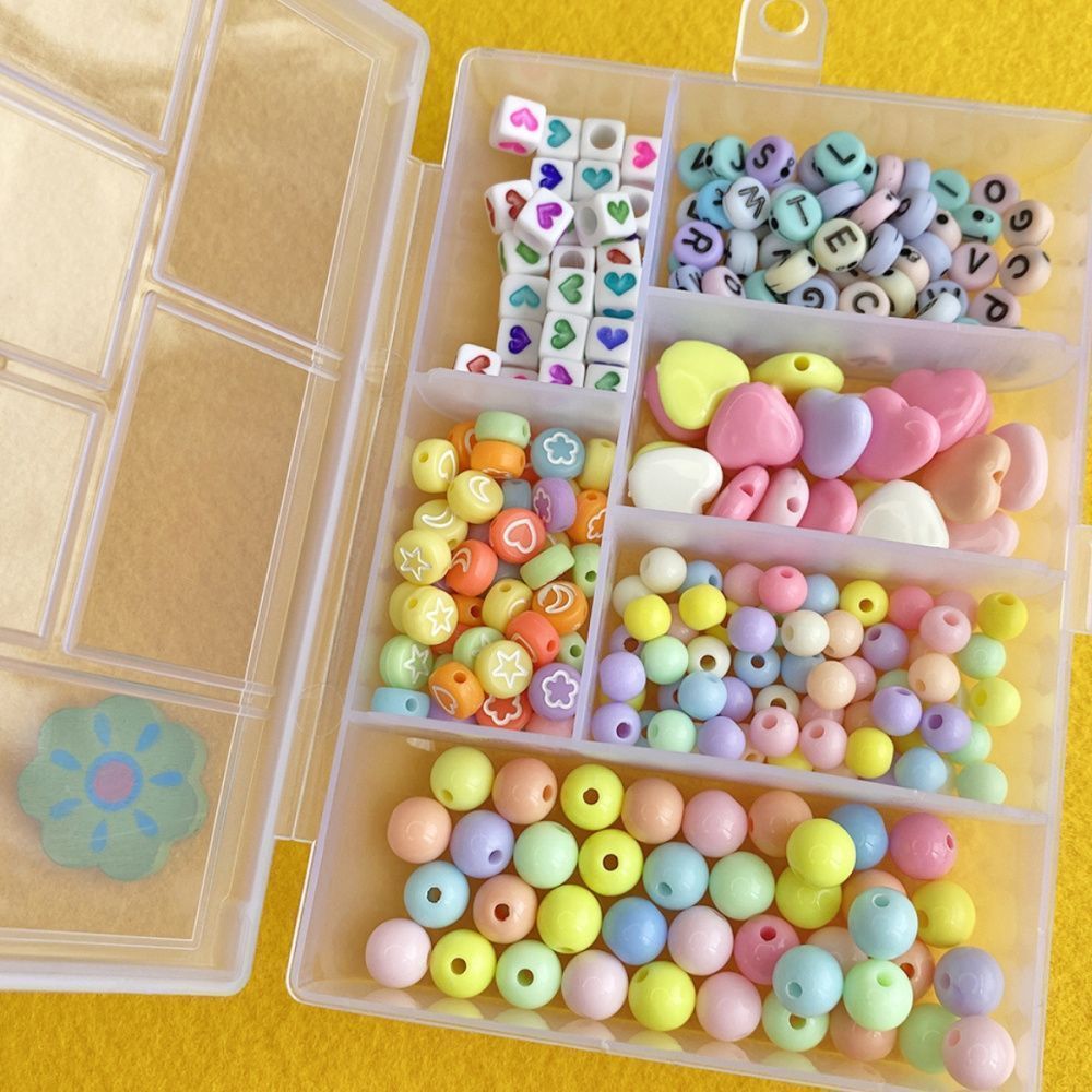 набор бусин в органайзере "агата"