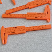 Инструмент, штангенциркуль, пластик, цвет оранжевый, 10.5x4.4 мм