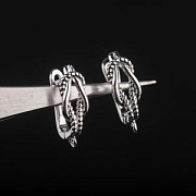 Швензы "Нодо", покрытие платина, 18.5x12x6.5 мм 