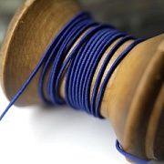 Резинка круглая шляпная, цвет синий, 1 мм, боб 5 м 