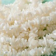 Бусина из ракушки, осколки, цвет белый, 8-14 мм (уп. 20 г)