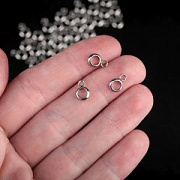 Бейл "Симпл", 201 Stainless Steel, цвет стальной, 8.5x6x2 мм