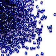 Бисер "Радуга", рубка, цвет фиолетово-синий/серебрение (уп 7 г)