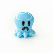 Бусина, Мурано "Осьминожка Зло", голубой