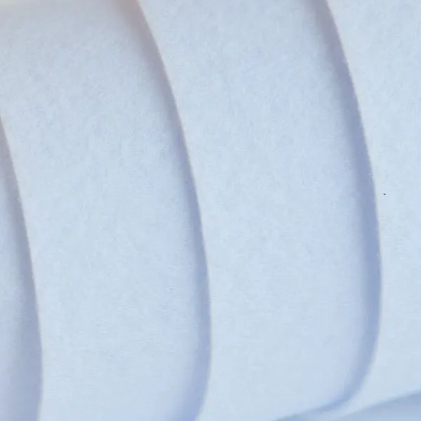 фетр 801 белый, 1.2 мм, 33х110 см