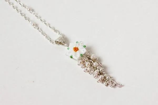 Кулон-гроздь "Жасмин"