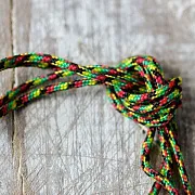 Шнур, полиэстер, паракорд, цвет лайма в крапинку, 2 мм  