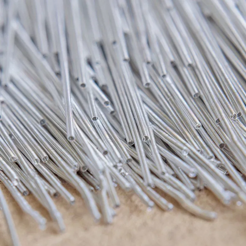 канитель мягкая, цвет серебро, 1 мм