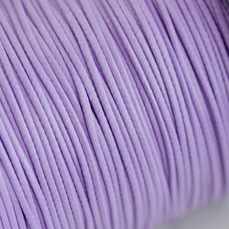 шнур вощеный, цвет сиреневая лаванда, 1 мм