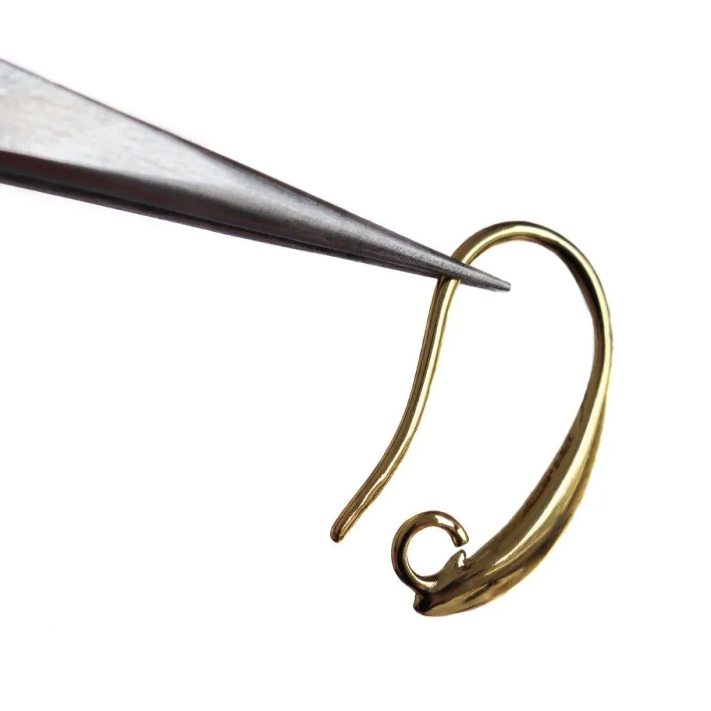 швензы "ласкари", позолота, 19x10x2 мм 