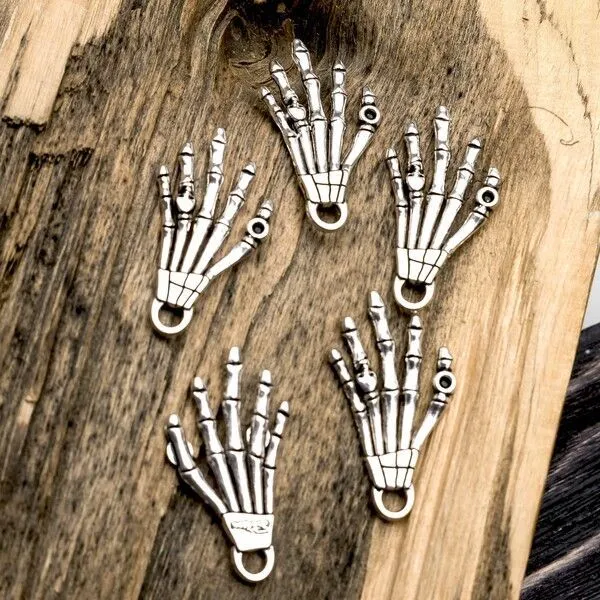 подвеска металлическая "boo!", цвет античное серебро, 36x19x2 мм