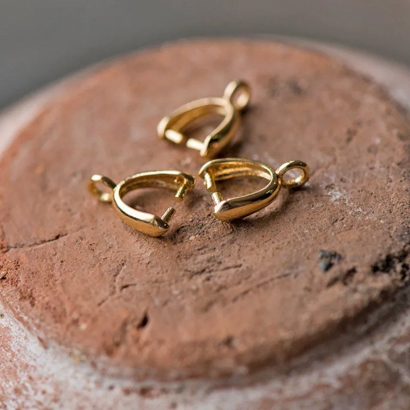 бейл, позолота, 11x8x3 мм