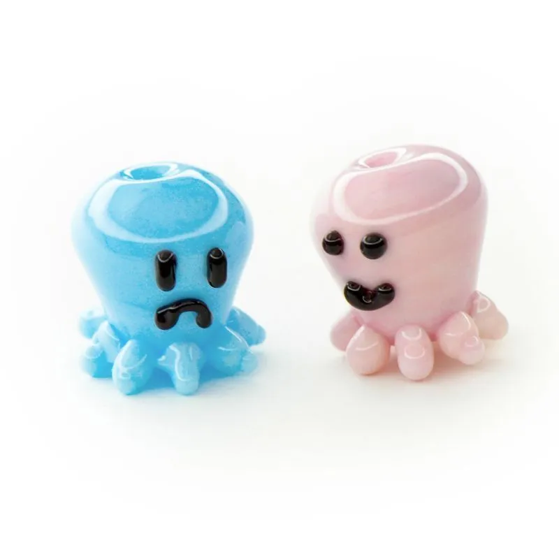 бусина, мурано "осьминожка зло", голубой