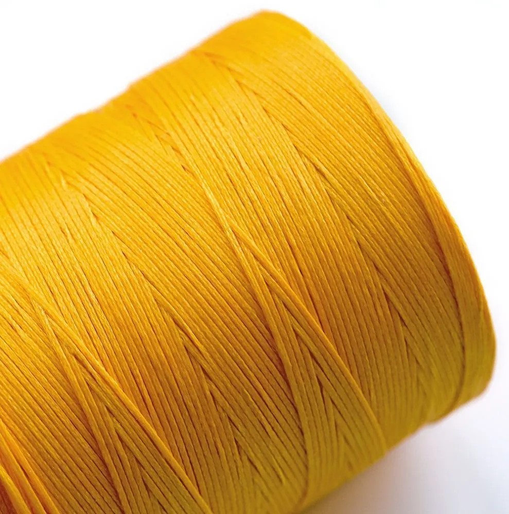 шнур вощеный, цвет темно-желтый, 1х0.4 мм