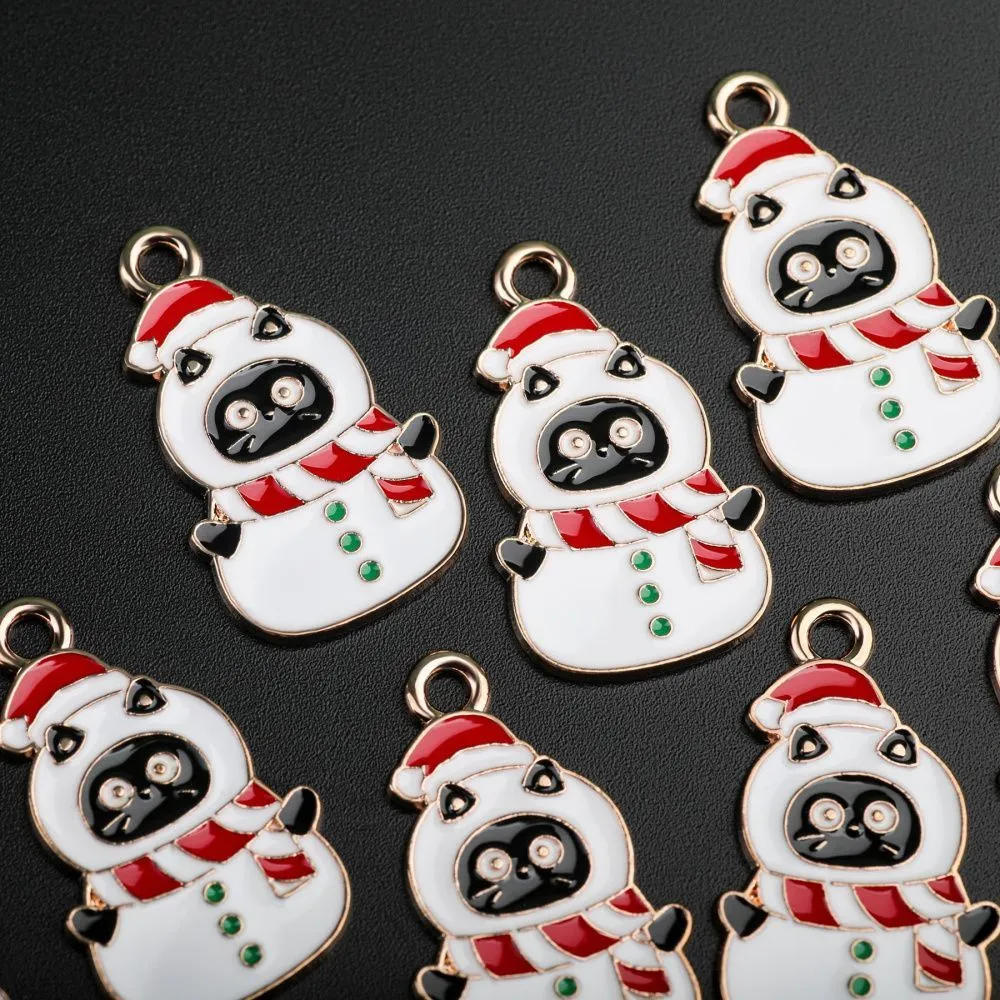 подвеска металл "котовичок", эмаль, цвет белый, 25x15x1.2 мм