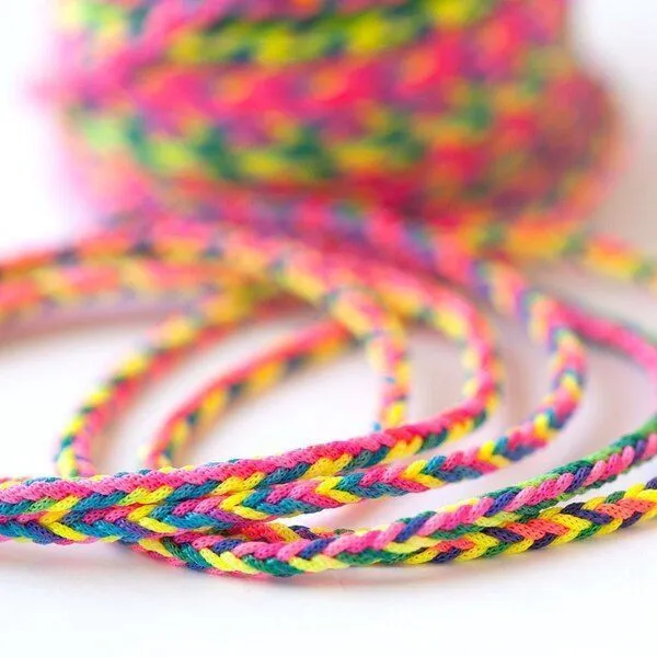 шнур, полиэстер, цвет мультиколор, 3 мм  