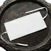 Конверт  для украшений, микрофибра, цвет белый, 80х80 мм