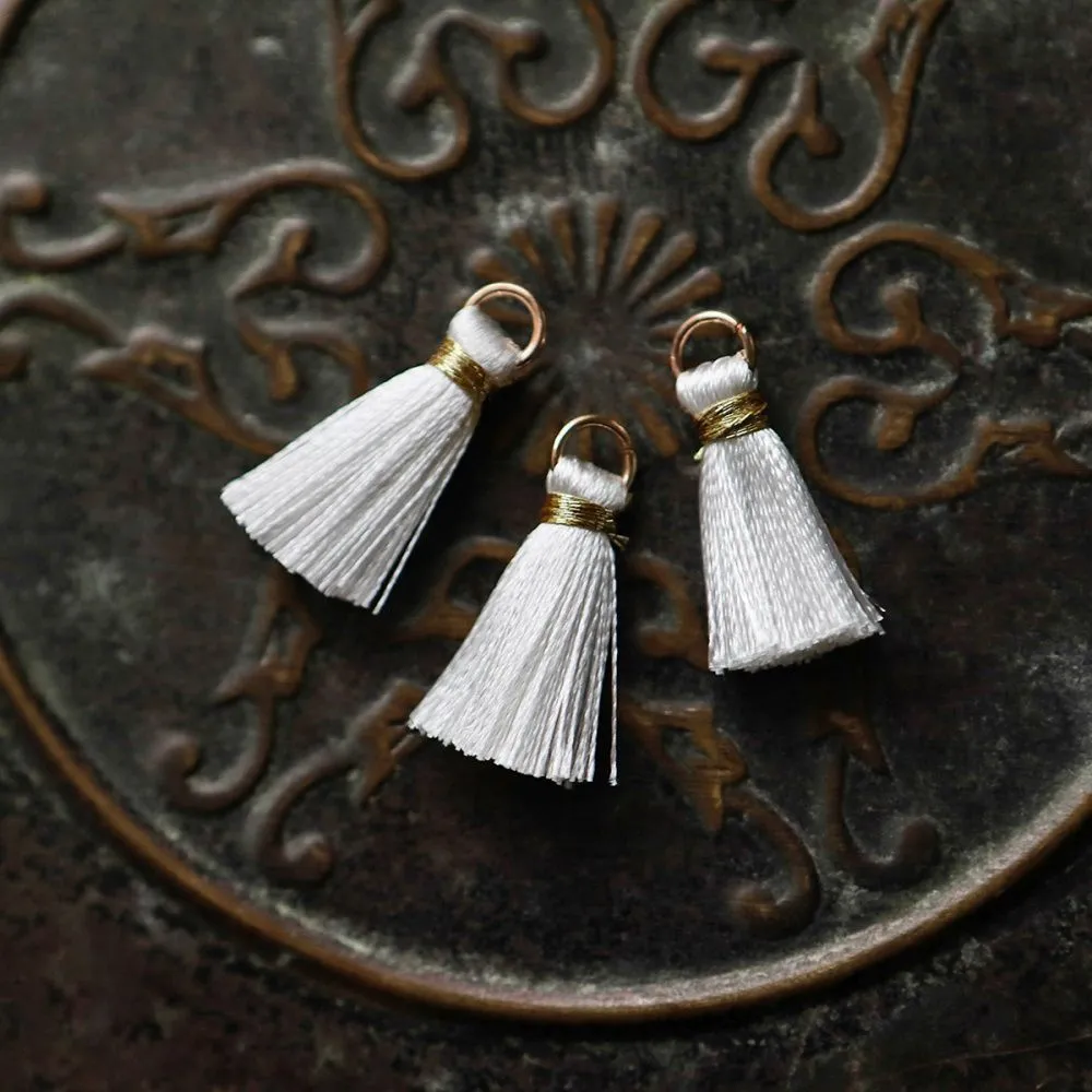 кисточка, нейлон/латунь, цвет белый, 23-27x5 мм