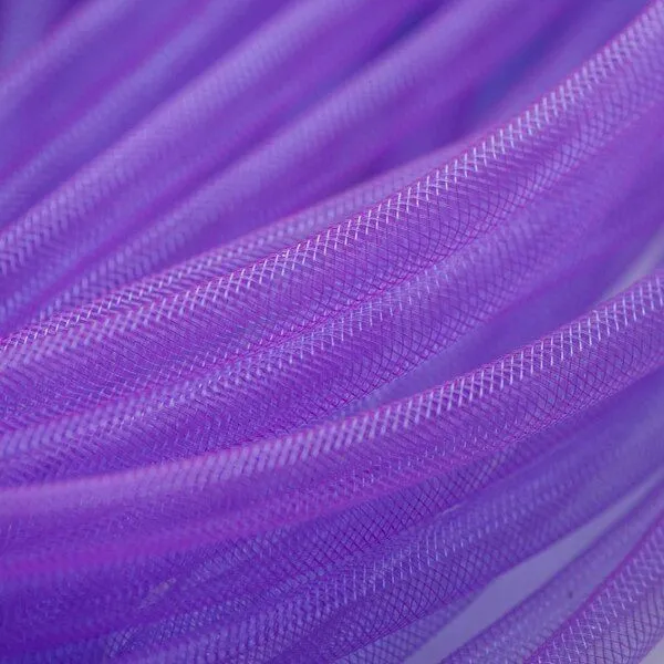 ювелирная сетка, пластик, цвет сиреневый, диаметр 8 мм