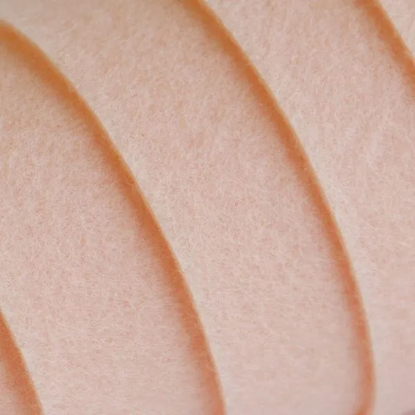 фетр 811 персиковый, 1.2 мм, 33х110 см