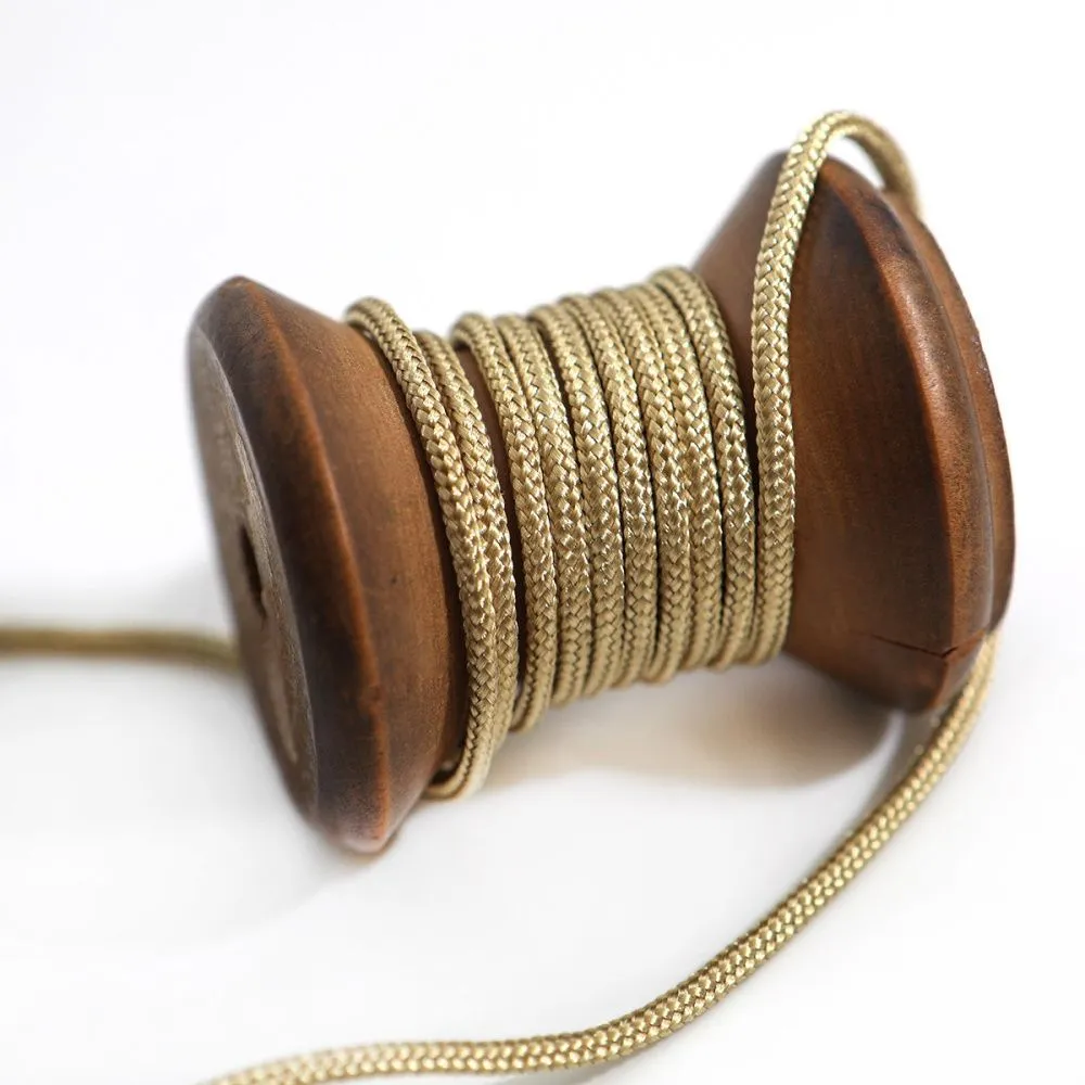 шнур, полиэстер, паракорд, цвет бежевый, 2 мм  