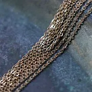 Цепочка "Кросс 304", цвет золото розовое, звено 1.5x1.3x0.3 мм