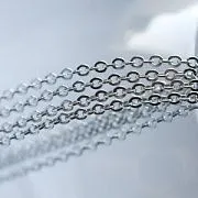 Цепочка "Кросс 304", цвет стальной, звено 3x2.5x0.6 мм