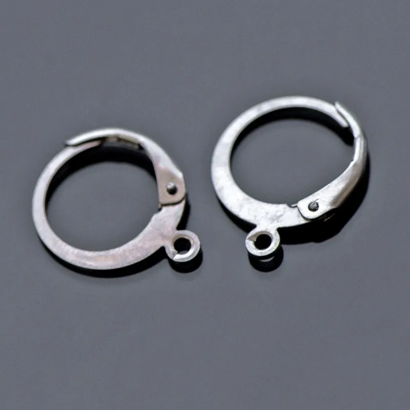 швензы "рондель", сталь гипоаллергенная, 14.5x12x2 мм